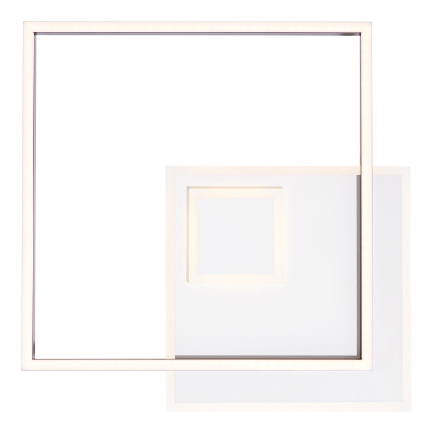 Brilliant - Himmennettävä LED-kattovalaisin IORGO LED/40W/230V 3000K 43,5x43,5 cm valkoinen/musta