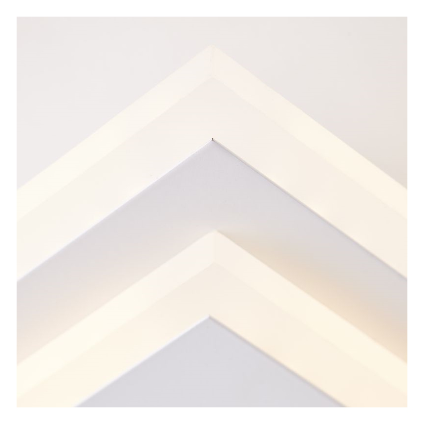Brilliant - Himmennettävä LED-kattovalaisin IORGO LED/40W/230V 3000K 43,5x43,5 cm valkoinen/musta