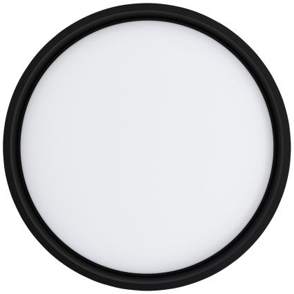 Brilliant - LED-kattovalaisin KALMAR LED/26W/230V 3000K halkaisija 39 cm musta