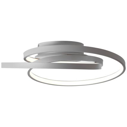 Brilliant - LED-kattovalaisin LABYRINTH LED/40W/230V halkaisija 39,5 cm harmaa