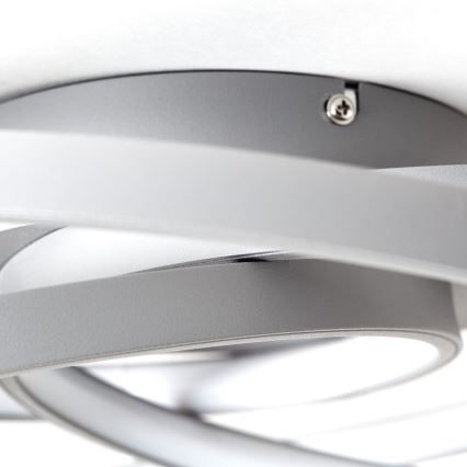 Brilliant - LED-kattovalaisin LABYRINTH LED/40W/230V halkaisija 39,5 cm harmaa