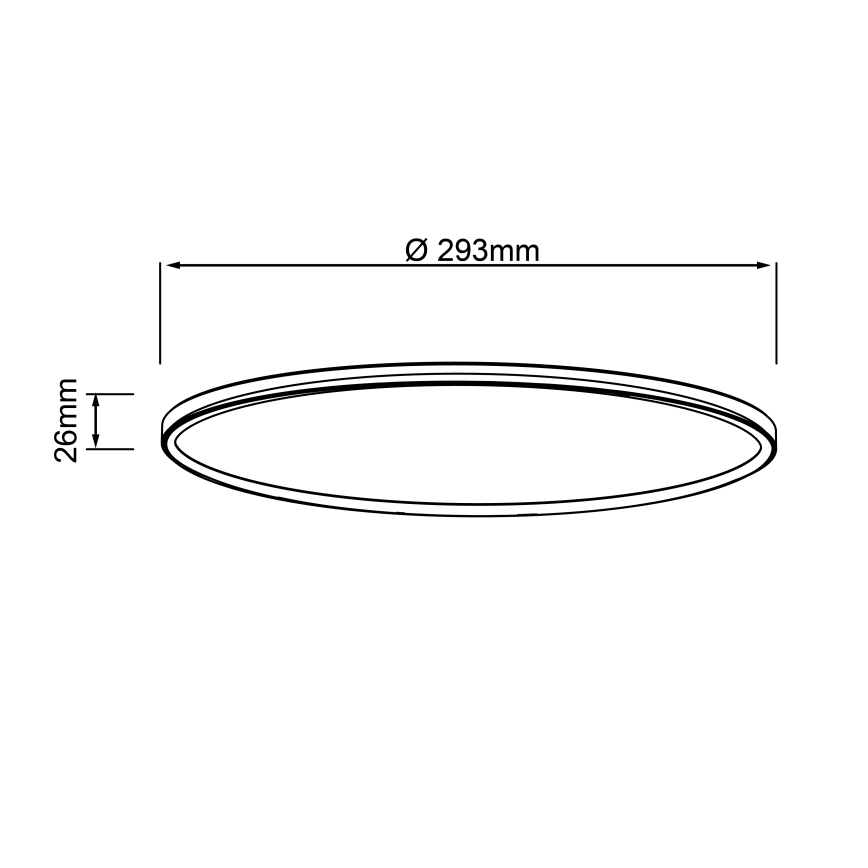 Brilliant - LED-kattovalaisin MILTON LED/18W/230V halkaisija 29,3 cm valkoinen