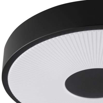 Brilliant - LED kattovalaisin RAKIN LED/18W/230V halkaisija 33,5 cm musta