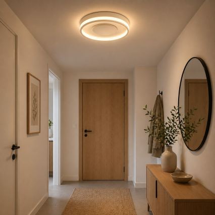 Brilliant - LED-kattovalaisin REVOLA LED/33W/230V 3000/4000/6500K halkaisija 40 cm beige