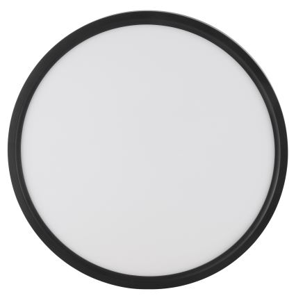 Brilliant - LED-kattovalaisin liiketunnistimella ja hämäräkytkimellä GALO LED/26W/230V Ø 40 cm musta