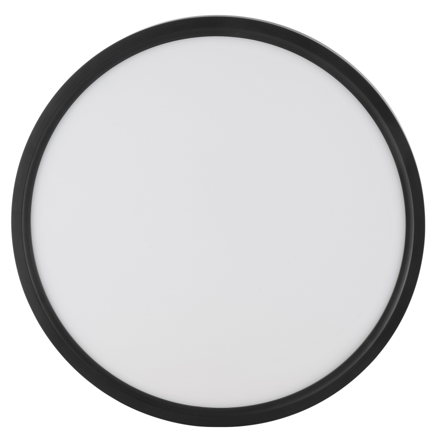 Brilliant - LED-kattovalaisin liiketunnistimella ja hämäräkytkimellä GALO LED/26W/230V Ø 40 cm musta