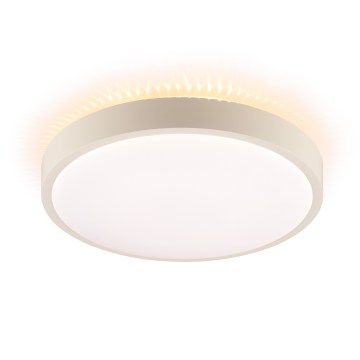 Brilliant - LED-kattovalaisin SOLISTRA LED/18W/230V Ø 34,5 cm beige
