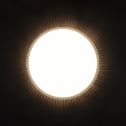 Brilliant - LED-kattovalaisin SOLISTRA LED/18W/230V Ø 34,5 cm beige
