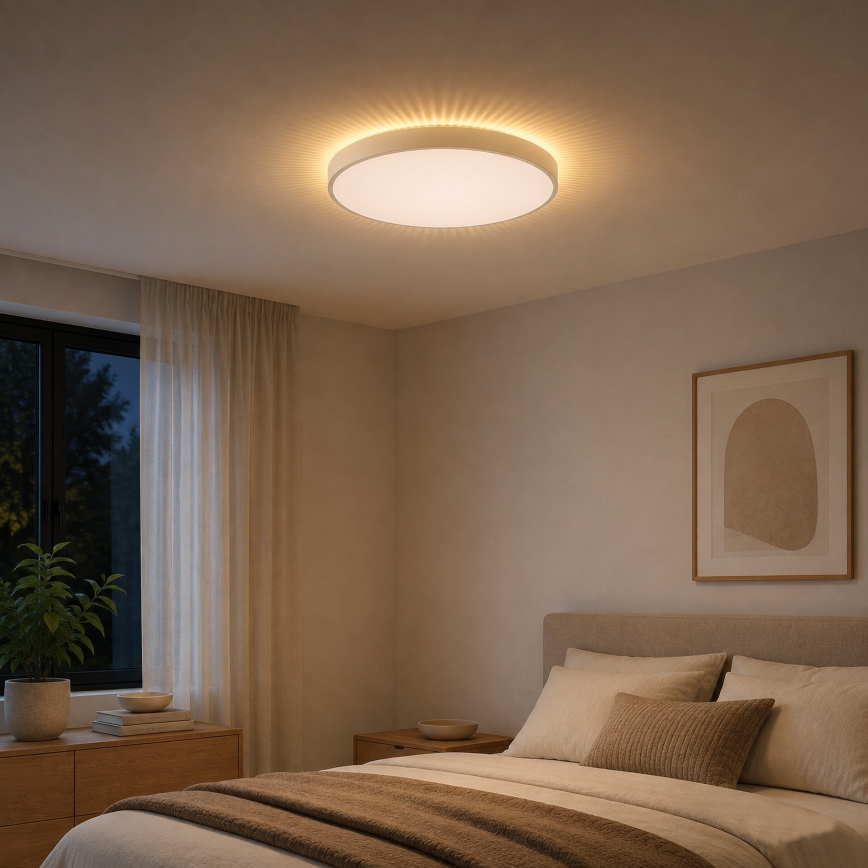 Brilliant - LED-kattovalaisin SOLISTRA LED/36W/230V, halkaisija 54 cm, valkoinen
