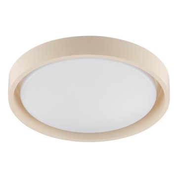 Brilliant - LED-kattovalaisin SONORA LED/12W/230V 3000K halkaisija 31 cm beige