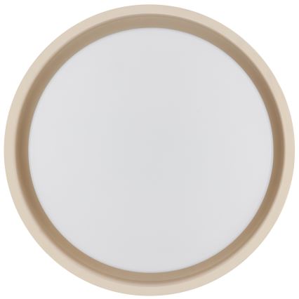 Brilliant - LED-kattovalaisin SONORA LED/12W/230V 3000K halkaisija 31 cm beige