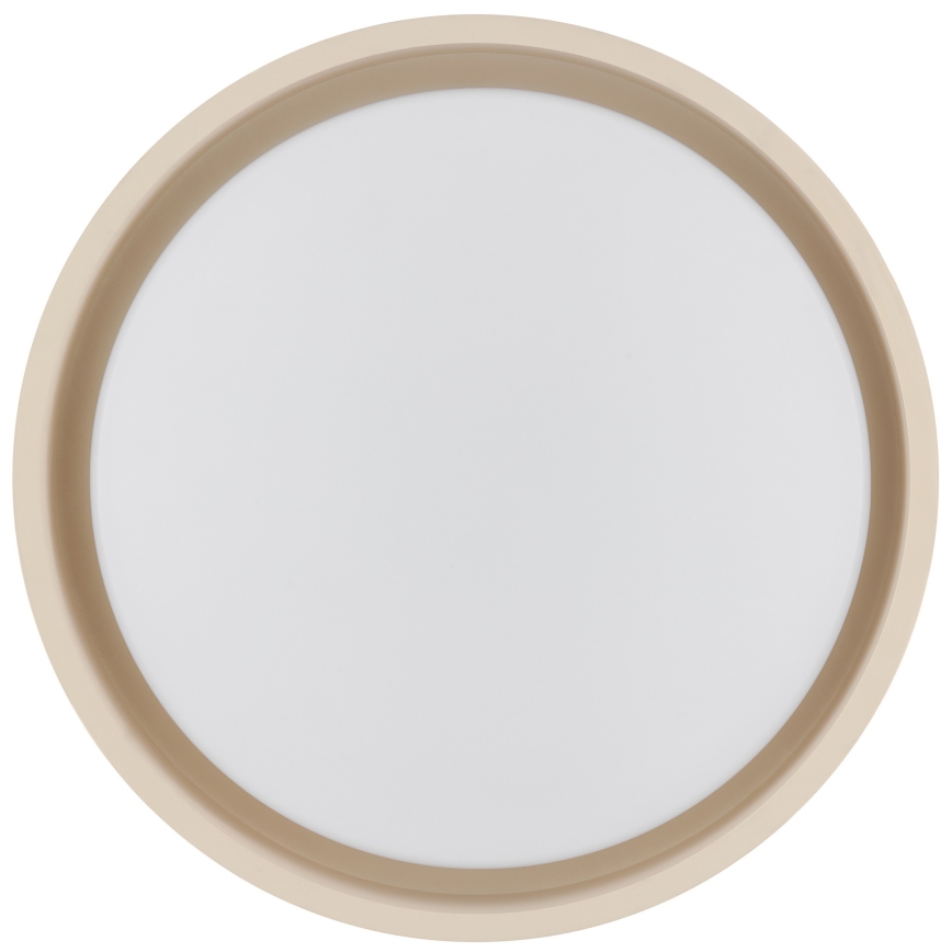 Brilliant - LED-kattovalaisin SONORA LED/12W/230V 3000K halkaisija 31 cm beige