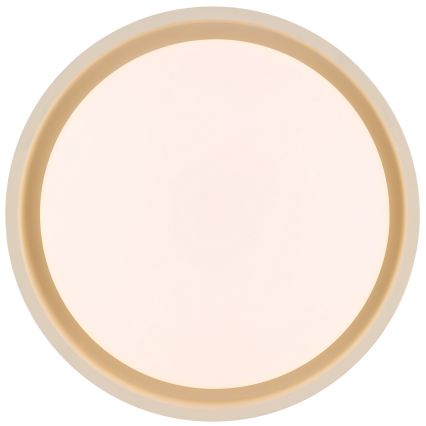 Brilliant - LED-kattovalaisin SONORA LED/12W/230V 3000K halkaisija 31 cm beige