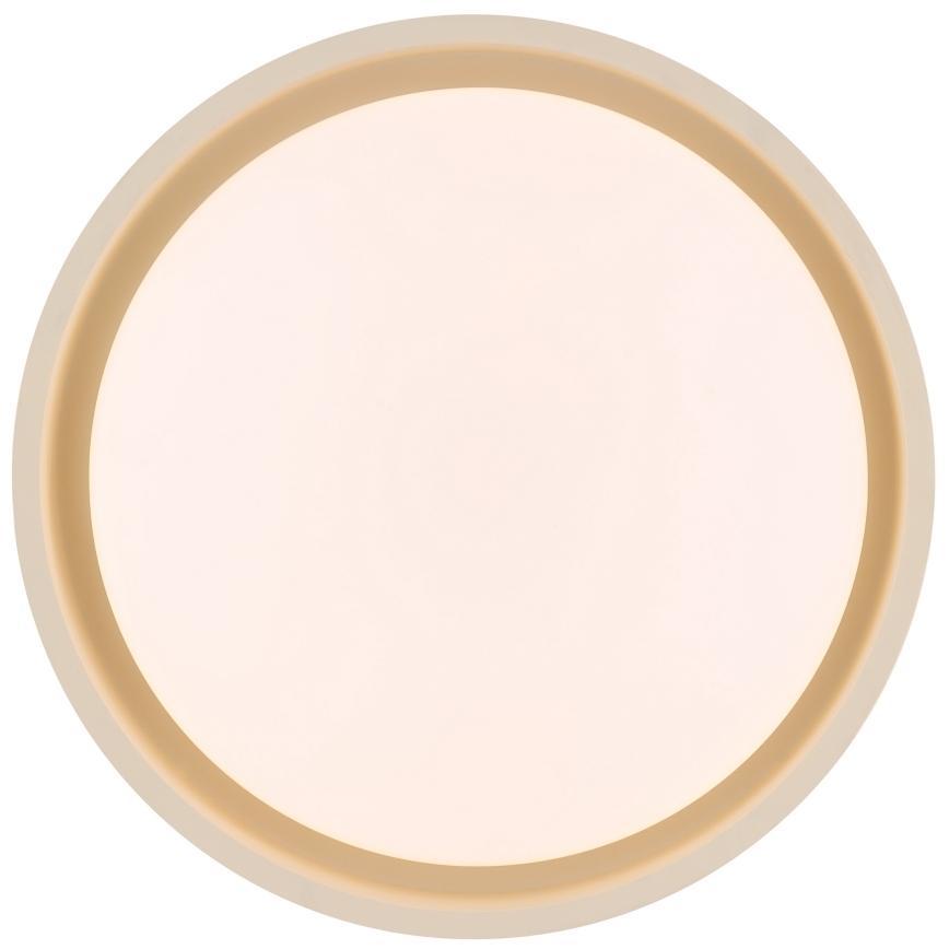 Brilliant - LED-kattovalaisin SONORA LED/12W/230V 3000K halkaisija 31 cm beige