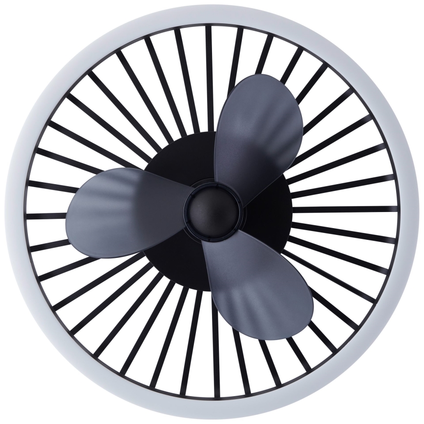 Brilliant - LED-himmennettävä kattovalaisin tuulettimella CAPO LED/36W/230V 2700-6500K halkaisija 48 cm musta + kaukosäädin