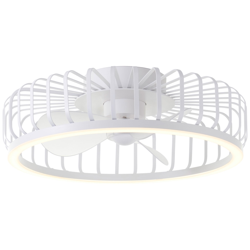 Brilliant - himmennettävä LED-kattovalaisin tuulettimella CAPO LED/36W/230V 2700-6500K halkaisija 48 cm valkoinen + kaukosäädin