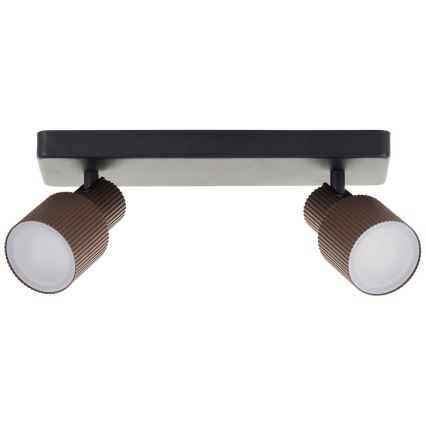 Brilliant - LED-kohdevalaisin CADIZ 2xGU10/5W/230V pronssi