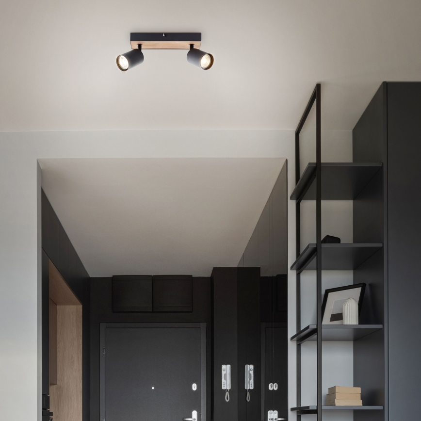 Brilliant - LED-kohdevalaisin JELLO 2xGU10/4,5W/230V mänty