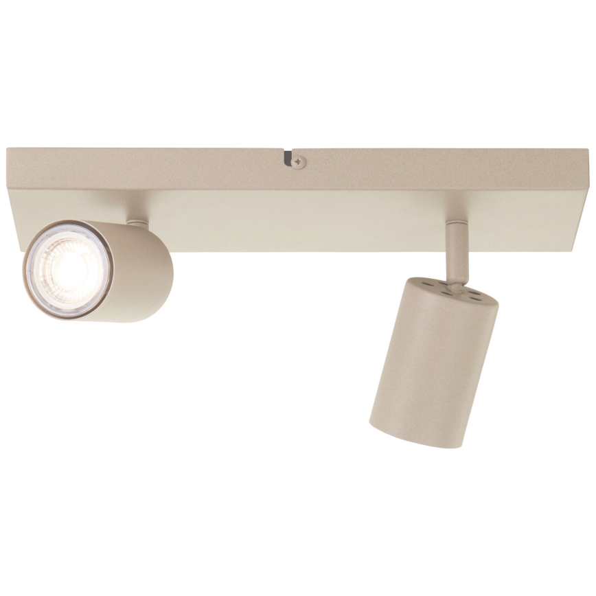 Brilliant - LED-kohdevalaisin JELLO 2xGU10/5W/230V beige