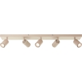 Brilliant - LED-kohdevalaisin JELLO 5xGU10/5W/230V beige