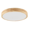 Brilliant - LED-kylpyhuoneen kattovalaisin MOREEN LED/18W/230V 2700/4000/6500K Ø 34 cm IP44 kumipuu