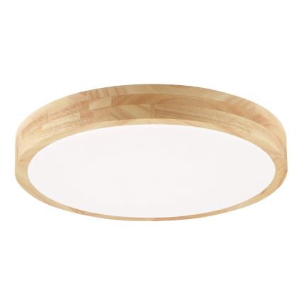 Brilliant - MOREEN LED-kattovalaisin kylpyhuoneeseen, LED/18W/230V, 2700/4000/6500K, halkaisija 34 cm, IP44, kumipuu