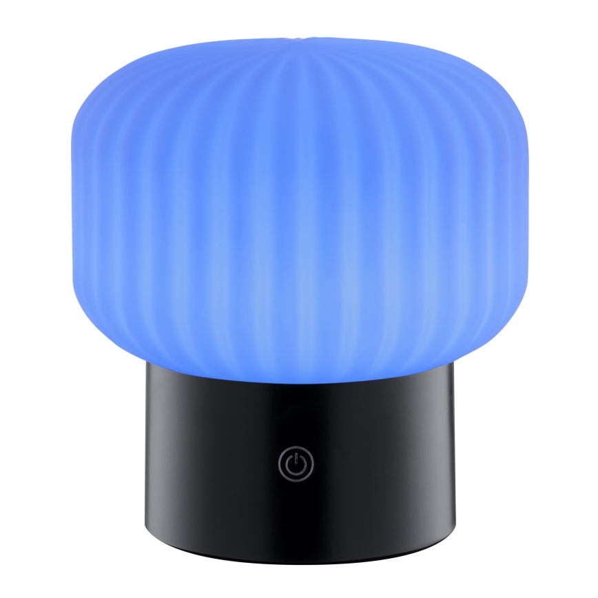 Brilliant - LED RGBW himmennettävä ladattava kosketusohjattu ulkokäyttöön tarkoitettu pöytävalaisin SARASTRO LED/3W/5V 2700K 1800 mAh IP44 valkoinen