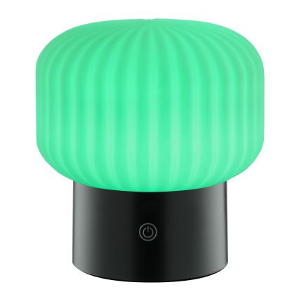 Brilliant - LED RGBW himmennettävä ladattava kosketusohjattu ulkokäyttöön tarkoitettu pöytävalaisin SARASTRO LED/3W/5V 2700K 1800 mAh IP44 valkoinen