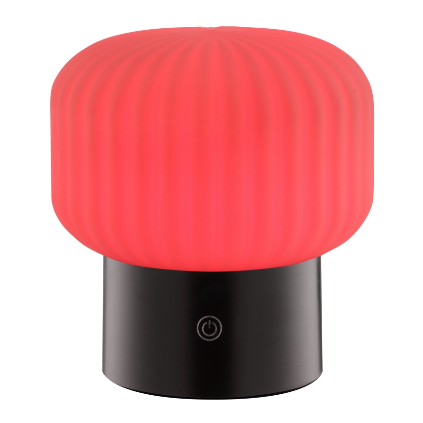 Brilliant - LED RGBW himmennettävä ladattava kosketusohjattu ulkokäyttöön tarkoitettu pöytävalaisin SARASTRO LED/3W/5V 2700K 1800 mAh IP44 valkoinen