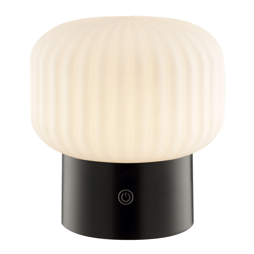 Brilliant - LED RGBW himmennettävä ladattava kosketusohjattu ulkokäyttöön tarkoitettu pöytävalaisin SARASTRO LED/3W/5V 2700K 1800 mAh IP44 valkoinen