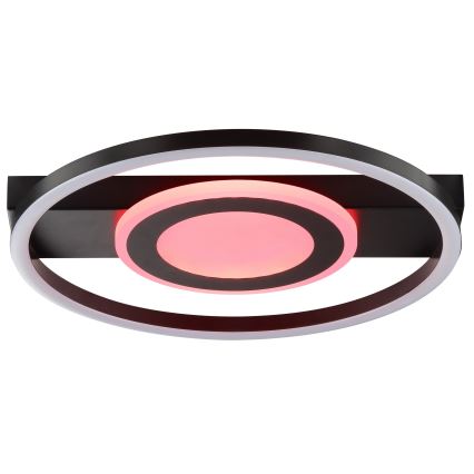 Brilliant - LED RGBW Himennettävä kattovalaisin MAUREEN LED/20W/230V 3000-6500K musta + kaukosäädin