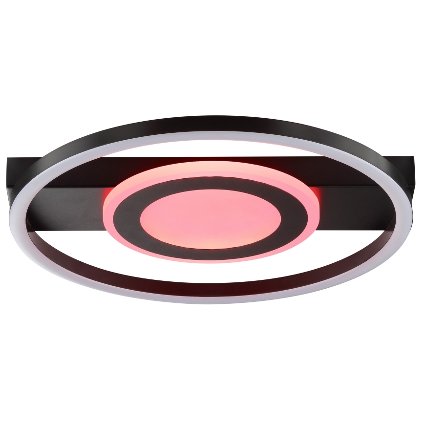 Brilliant - LED RGBW Himennettävä kattovalaisin MAUREEN LED/20W/230V 3000-6500K musta + kaukosäädin