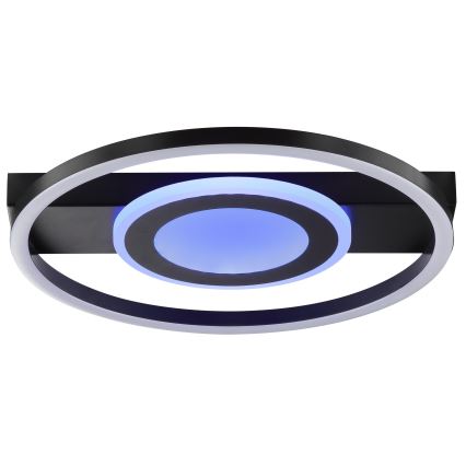 Brilliant - LED RGBW Himennettävä kattovalaisin MAUREEN LED/20W/230V 3000-6500K musta + kaukosäädin