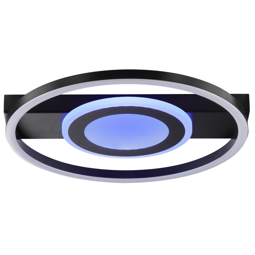 Brilliant - LED RGBW Himennettävä kattovalaisin MAUREEN LED/20W/230V 3000-6500K musta + kaukosäädin