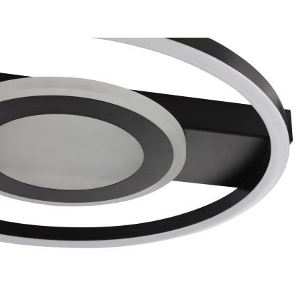 Brilliant - LED RGBW Himennettävä kattovalaisin MAUREEN LED/20W/230V 3000-6500K musta + kaukosäädin