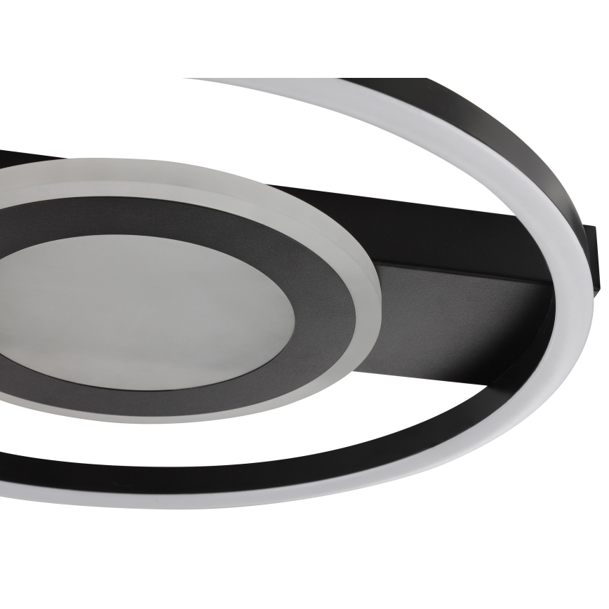 Brilliant - LED RGBW Himennettävä kattovalaisin MAUREEN LED/20W/230V 3000-6500K musta + kaukosäädin