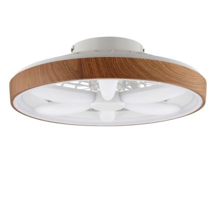 Brilliant - LED RGBW Himmennettävä kattotuuletin GAIANO LED/24W/230V 2700-6500K halkaisija 48 cm ruskea + kauko-ohjaus