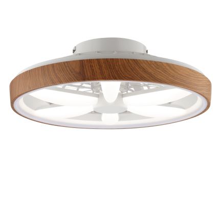 Brilliant - LED RGBW Himmennettävä kattotuuletin GAIANO LED/24W/230V 2700-6500K halkaisija 48 cm ruskea + kauko-ohjaus