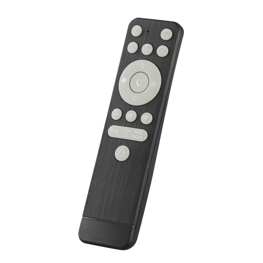 Brilliant - LED RGBW Himmennettävä kattotuuletin GAIANO LED/24W/230V 2700-6500K halkaisija 48 cm ruskea + kauko-ohjaus