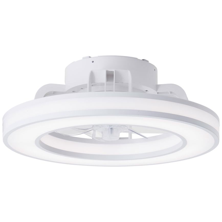 Brilliant - LED RGBW Himmennettävä kattotuuletin MONDELLO LED/26W/230V 2700-6500K halkaisija 41,5 cm valkoinen + kauko-ohjaus