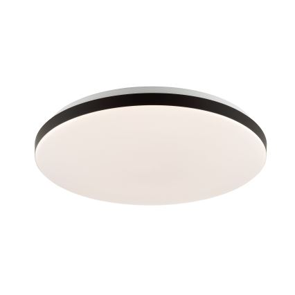 Brilliant - LED RGBW himmennettävä kattovalaisin LIVIO LED/20W/230V 3000-6500K halkaisija 38,5 cm musta + kaukosäädin