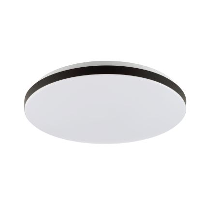 Brilliant - LED RGBW himmennettävä kattovalaisin LIVIO LED/20W/230V 3000-6500K halkaisija 38,5 cm musta + kaukosäädin