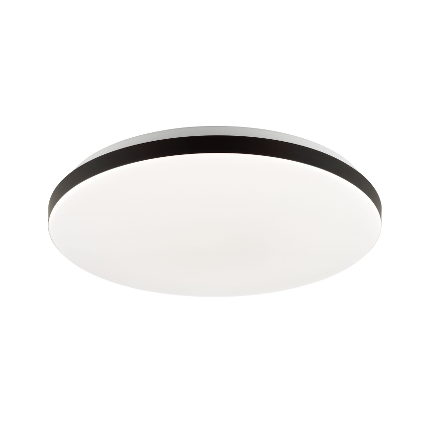 Brilliant - LED RGBW himmennettävä kattovalaisin LIVIO LED/20W/230V 3000-6500K halkaisija 38,5 cm musta + kaukosäädin