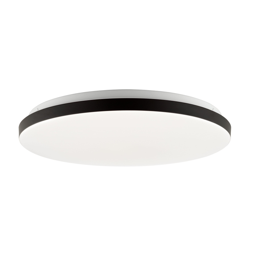 Brilliant - LED RGBW himmennettävä kattovalaisin LIVIO LED/20W/230V 3000-6500K halkaisija 38,5 cm musta + kaukosäädin