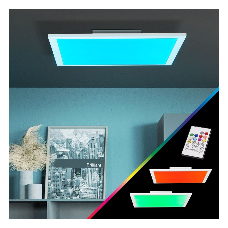 Brilliant - LED RGBW Himmennettävä kattovalo ABIE LED/24W/230V 2700-6500K + kauko-ohjaus