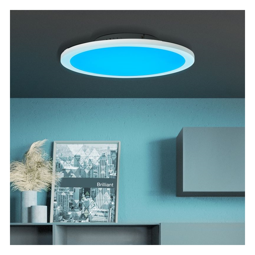 Brilliant - LED RGBW Himmennettävä kattovalo ABIE LED/24W/230V 2700-6500K + kauko-ohjaus