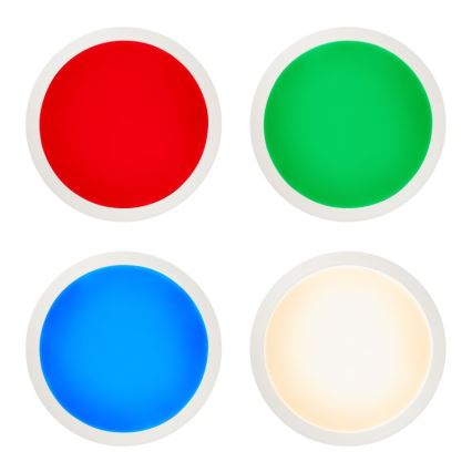 Brilliant - LED RGBW Himmennettävä kattovalo ABIE LED/24W/230V 2700-6500K + kauko-ohjaus