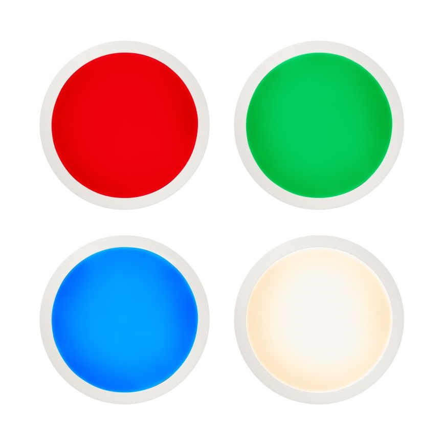 Brilliant - LED RGBW Himmennettävä kattovalo ABIE LED/24W/230V 2700-6500K + kauko-ohjaus