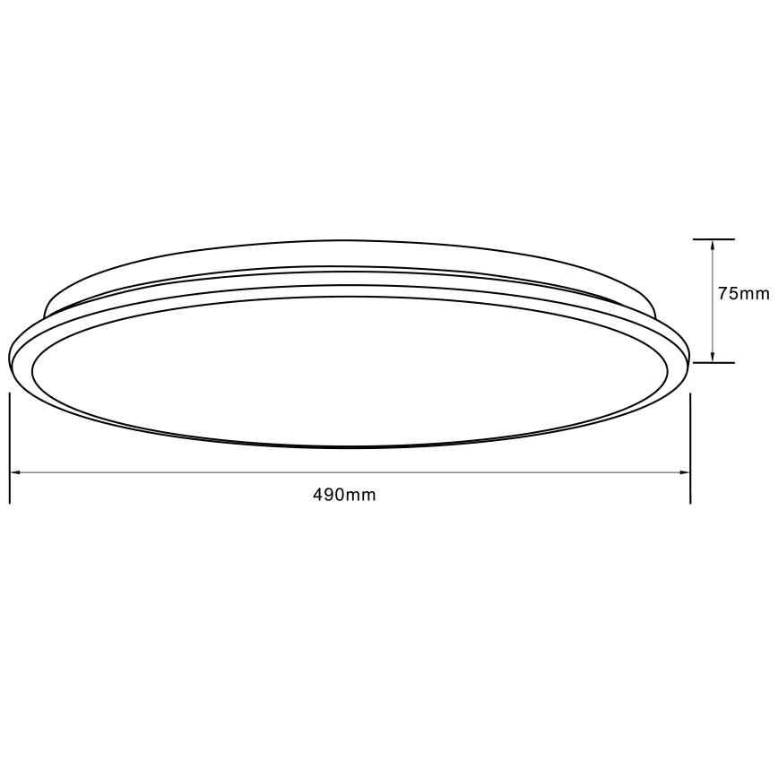 Brilliant - LED RGBW Himmennettävä kattovalo HEIDA LED/30W/230V 3000-6500K + kauko-ohjaus
