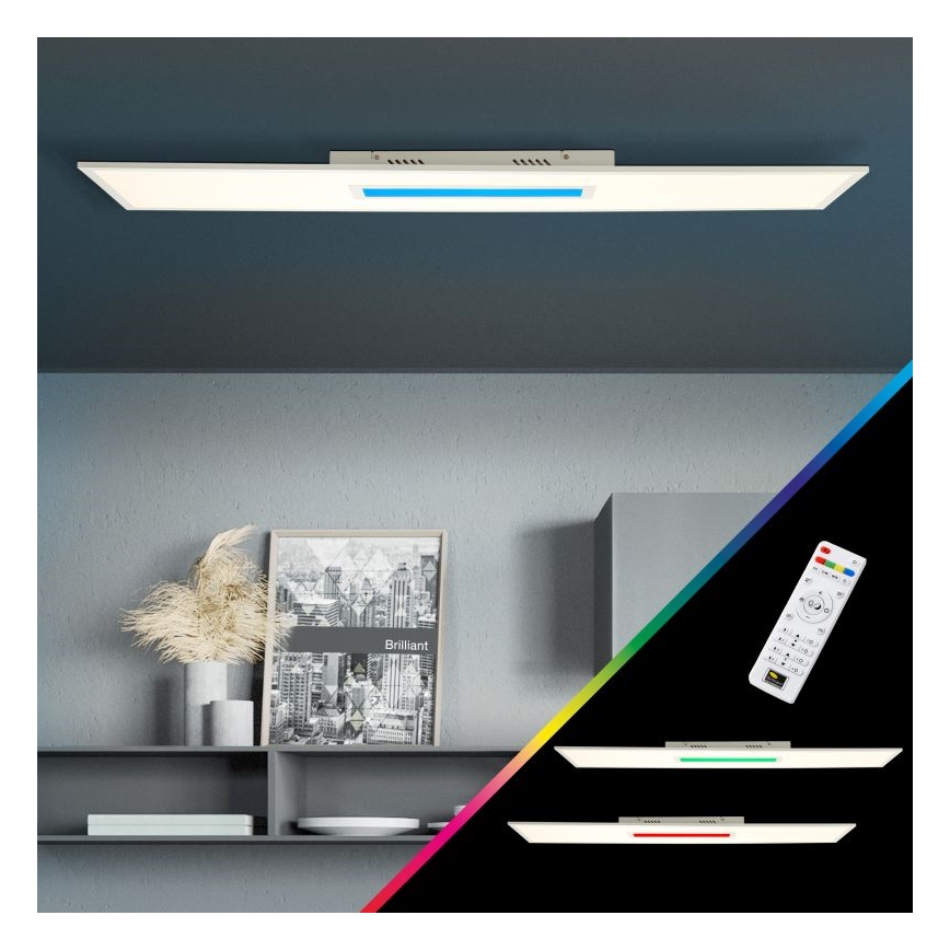 Brilliant - LED RGBW Himmennettävä kattovalo ODELLA LED/37W/230V 2700-6500K + kauko-ohjaus